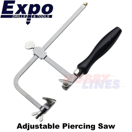 PIERCING SAW Budget Adjustable use Piercing/Fret saw blades Expo Tools 76011