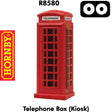 OO Gauge Red Telephone Box Kiosk | 1:76 Scale | Hornby | R8580