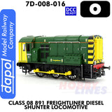 Class 08 891 Freightliner  Diesel Shunter Locomotive - DCC Ready  | Dapol | 7D-008-016