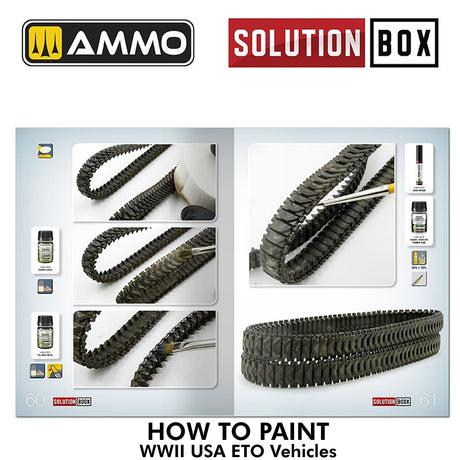 Solution Book 22 - How to Paint WWII ETO Vehicles | Ammo by Mig Jimenez | MIG6528