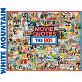 Movie Quotes - The 80s - 1000pc Puzzle | White Mountain | 1961pz