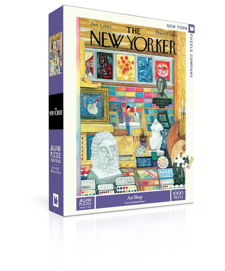 ART SHOP  New York Puzzle Company jigsaw 1000pc 