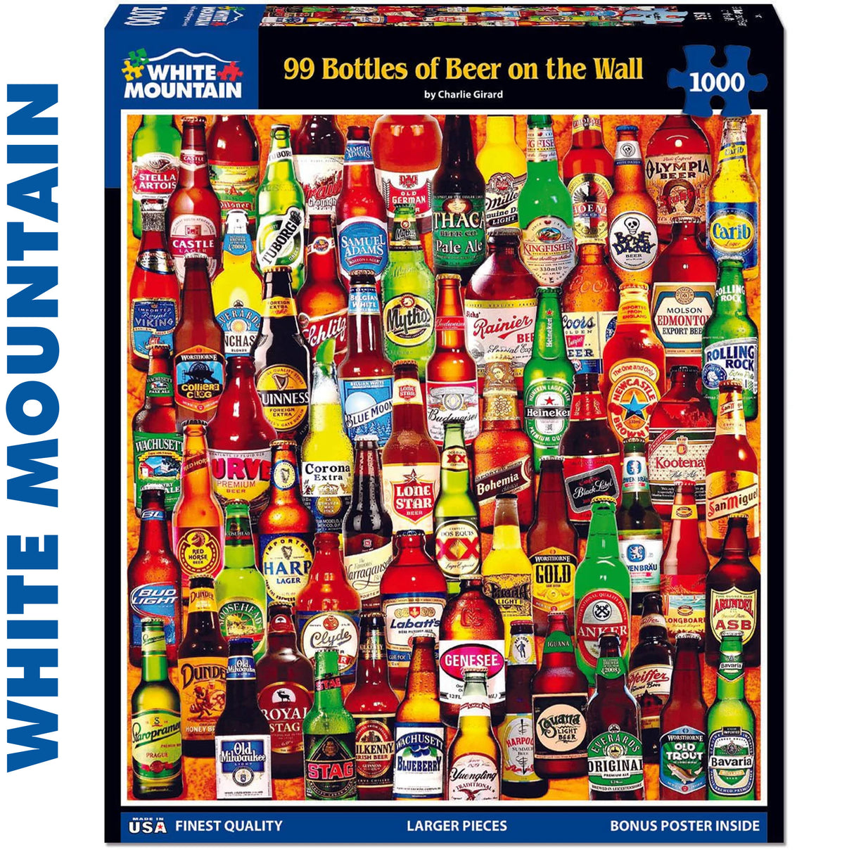 99 Bottles of Beer on the Wall - 1000pc Puzzle | White Mountain | 1047pz