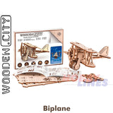 Bi-Plane -3D Puzzle | Wooden City |  WR304