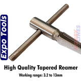 High Quality Tapered Reamer - Working Range 3.2 -13mm | Expo Tools | 72051