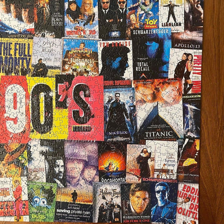 Blockbuster Movies 90's 1000pc Jigsaw Puzzle | Masterpieces  | 72204