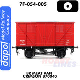 BR Meat Van Crimson 870040  | Dapol | 7F-054-005