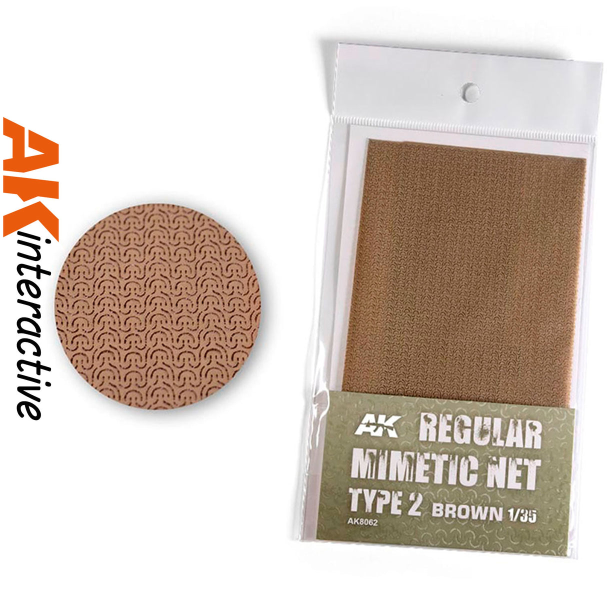 Regular Mimetic Net - Type 2 Brown | AK interactive | AK8062