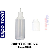 Dropper Bottles - 17ml |  Expo Tools | AB53