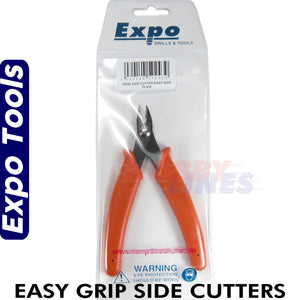 EASY GRIP 5" SIDE CUTTER captive spring pliers Expo Tools 75550