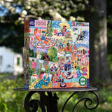 eeBoo WOMEN READING 1000 pc Square Jigsaw Puzzle Super Deluxe PZTWRD