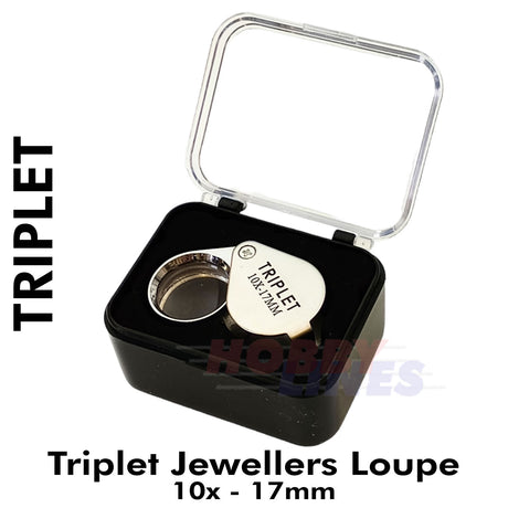 Triplet Jewellers Loupe - 10x - 17mm | Expo Tools |  L73828 