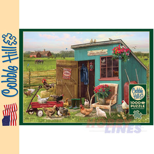 The Happy Hen House Cobble Hill puzzle 1000pc CH40189