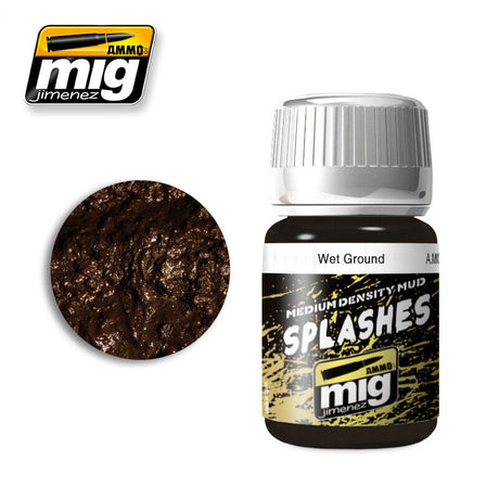 Medium Mud Splashes - Wet Ground - 35ml | Ammo by Mig Jimenez | MIG1755 