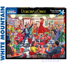 Load image into Gallery viewer, DANCING AT THE DINER 1000pc jigsaw puzzle 1622
