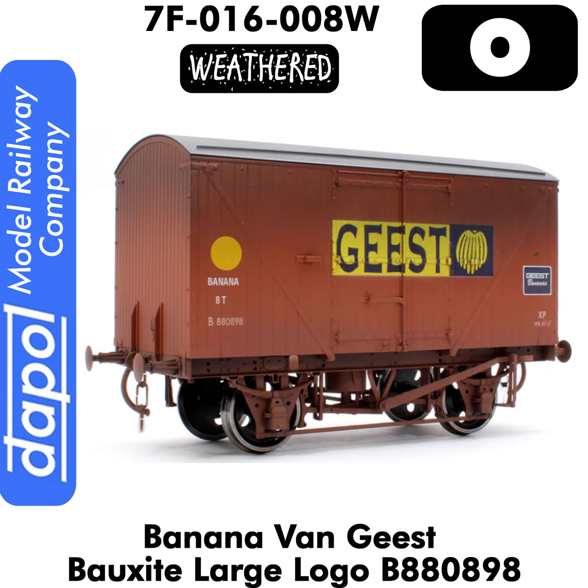 Banana Van Geest Bauxite Large Logo - Weathered | Dapol | 7F-016-008W