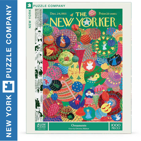 Christmas Ornaments 1000pc Jigsaw | New York Puzzle Company |  NY174