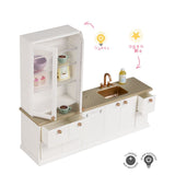 Kitchen With Display Cabinet Set  | Lundby | 60-2110-00