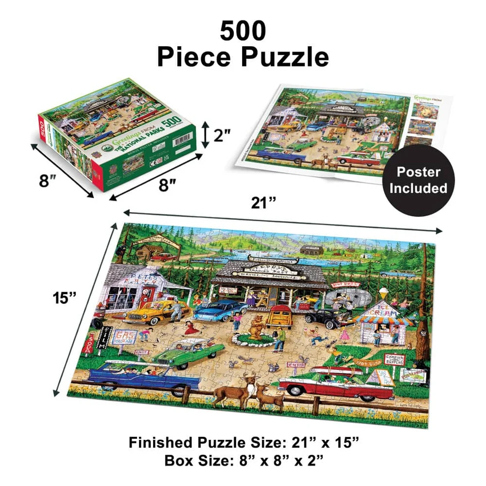 Greetings from The National Parks - 500pc Puzzle | Masterpieces | MSP-82226.01