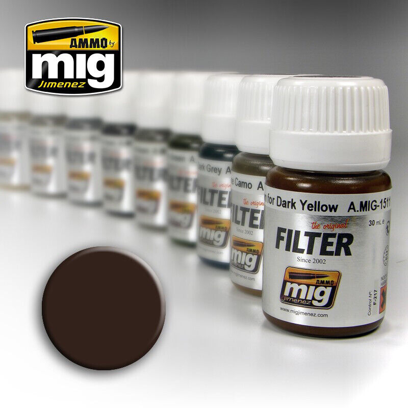 FILTERS Full Range 35ml jars Paint Modelling AMMO By Mig Jimenez