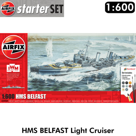 HMS Belfast Light Cruiser Starter Set | Airfix | A55111
