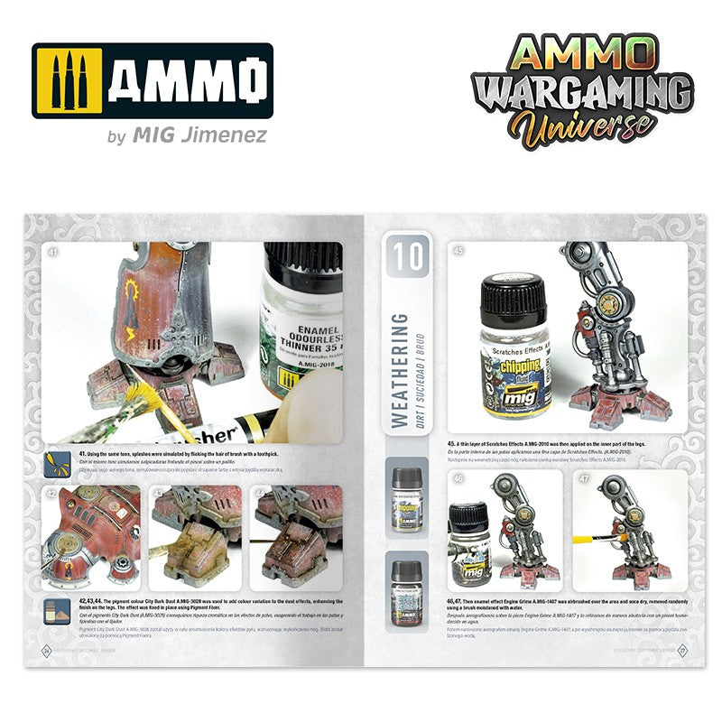 Ammo Wargaming Universe -  Book 03 – Weathering Combat Armour | Ammo by Mig Jimenez | MIG6922