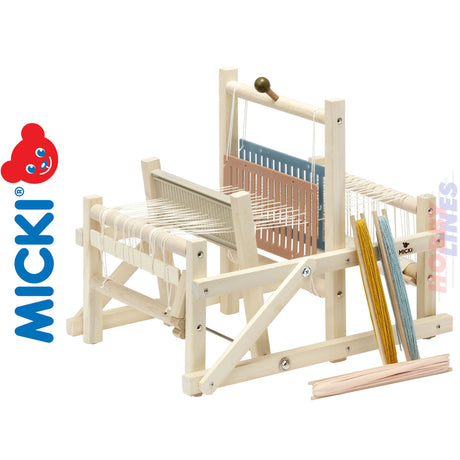 WEAVING LOOM Kit with Yarn Wooden Frame Micki Sweden 10-2234-00