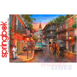 BOURBON STREET New Orleans 1000pc SPRINGBOK Jigsaw Puzzle Random Cut Super Deluxe