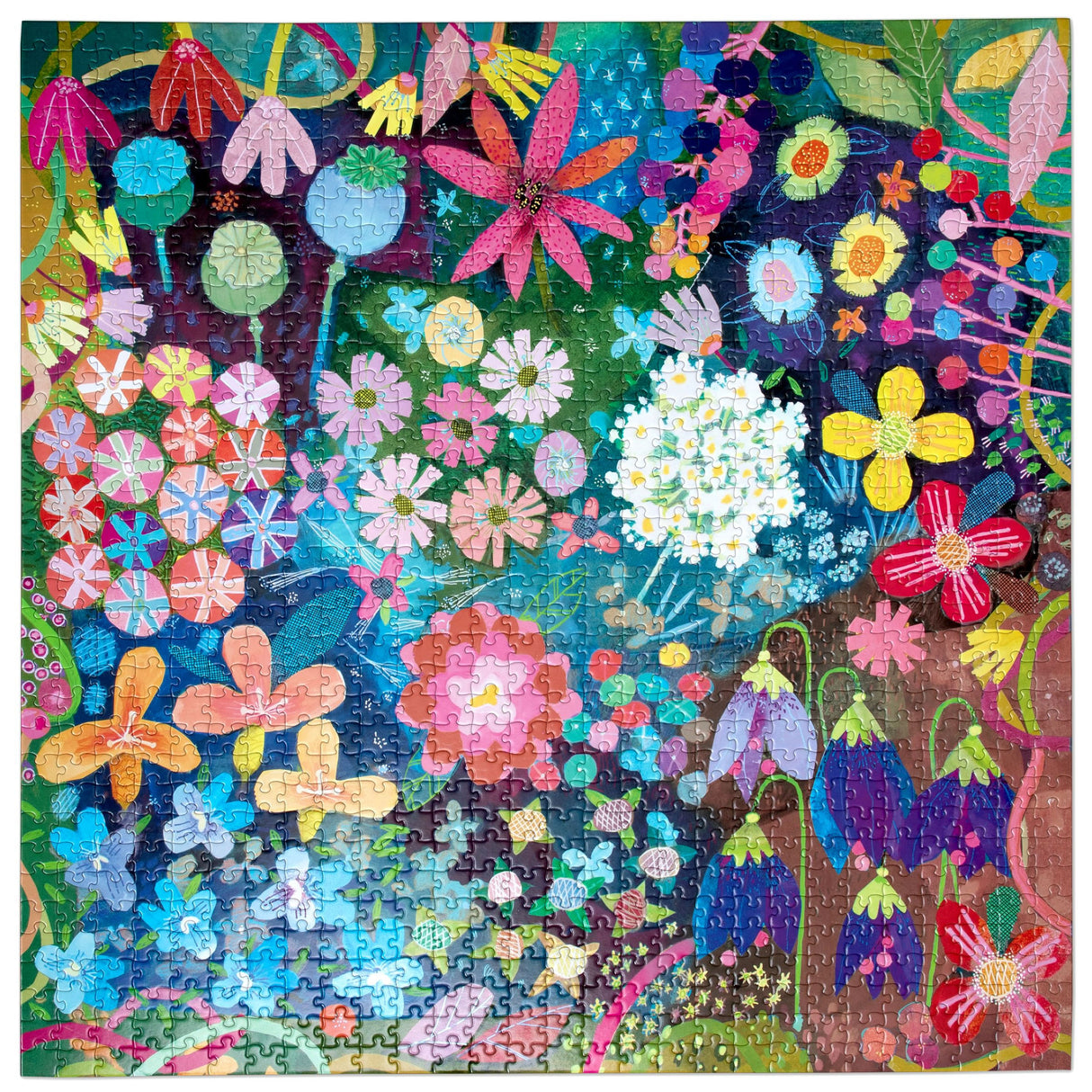 Seeds & Flowers 1000 pc Puzzle | eeBoo |PZT740