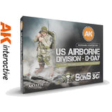 Wargame Starter Set - US Airborne Division - D-Day - 3G Acrylic Paint x 14 | AK interactive | AK11778