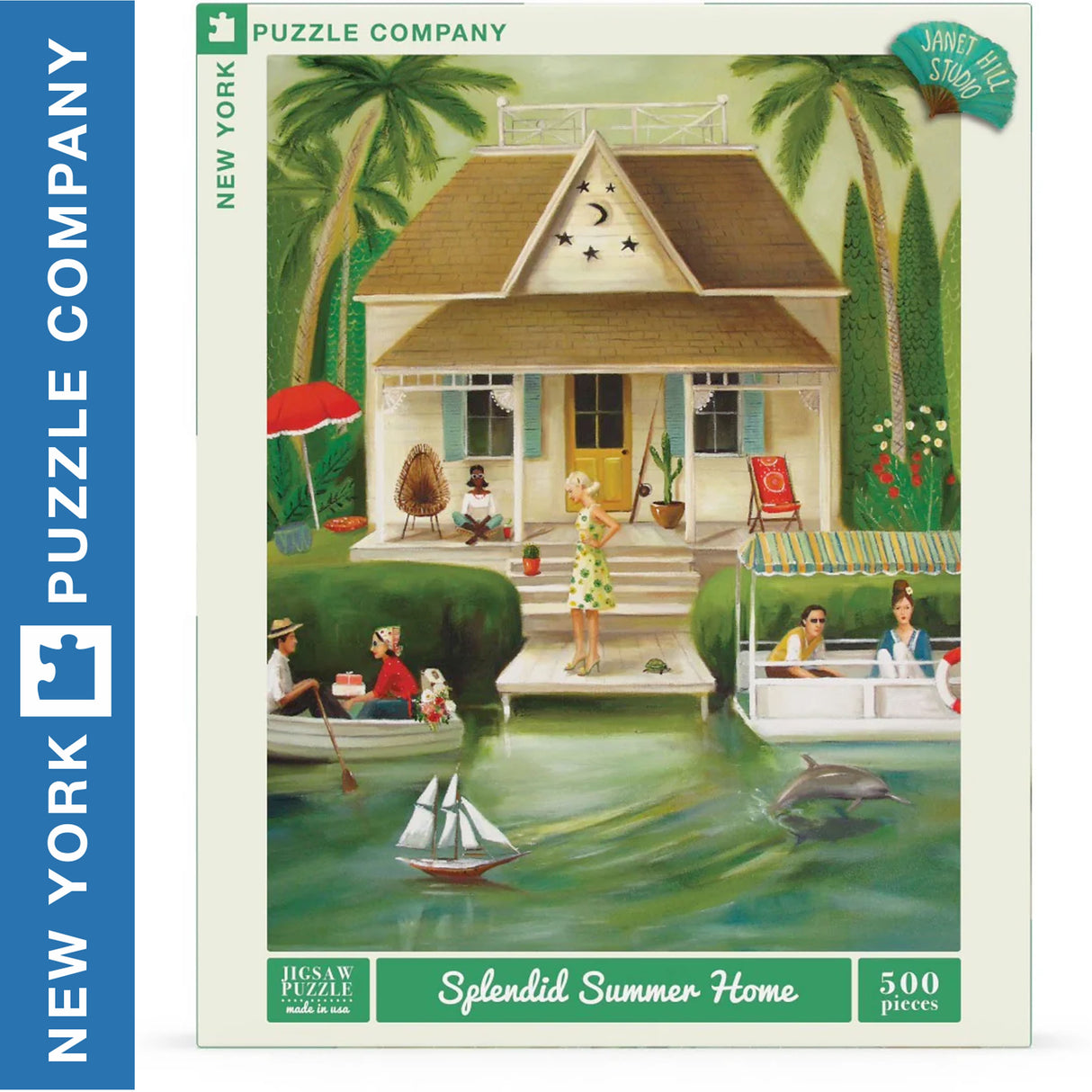 SPLENDID SUMMER HOME New York Puzzle Company 500pc 