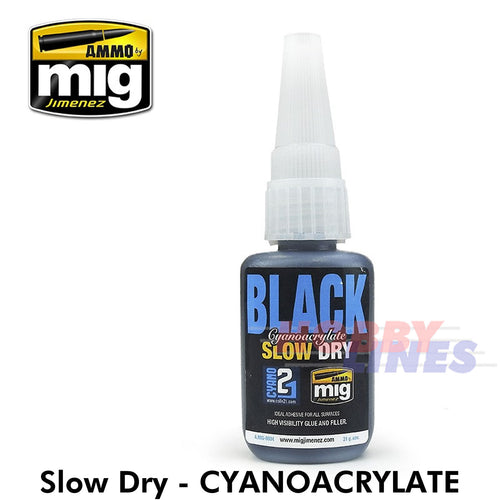CYANOACRYLATE Slow Dry Cyano 20g glue High Quality AMMO Mig Jimenez Mig8034