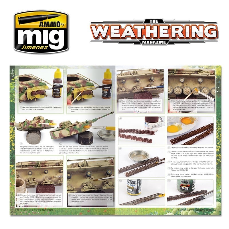 THE WEATHERING MAGAZINE- Issue 28 Four Seasons | Ammo by Mig Jimenez 