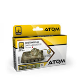 ATOM Soviet Camouflage 1935-45 Set -  6 20ml Acrylic Paint | Ammo by Mig Jimenez 