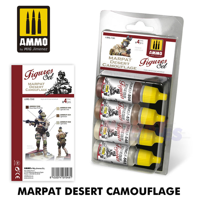 MARPAT DESERT CAMOUFLAGE FIGURES SET