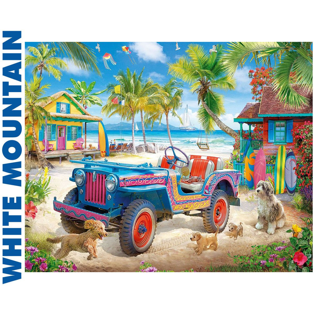 Beach Escape - 1000pc Puzzle | White Mountain | 2098pz