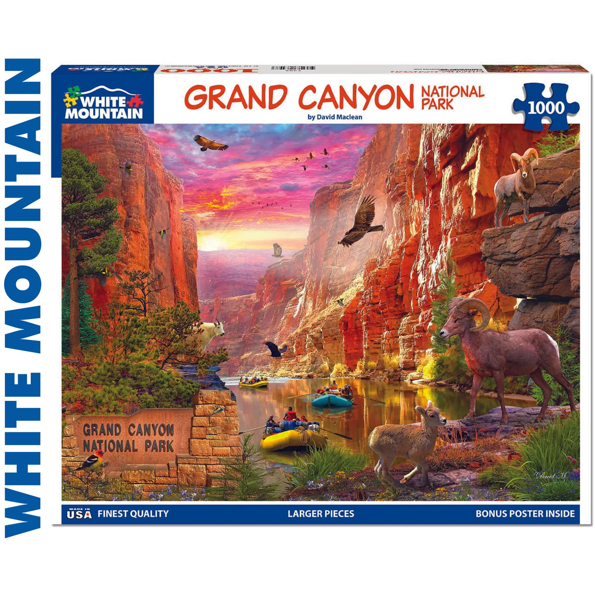 Grand Canyon - 1000pc Puzzle | White Mountain | 1786pz
