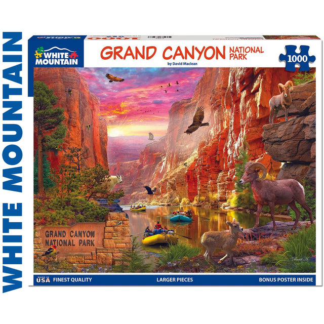 Grand Canyon - 1000pc Puzzle | White Mountain | 1786pz