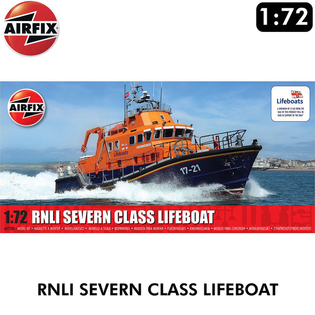 RNLI Severn Class Lifeboat - Model Kit | Airfix |  A07280
