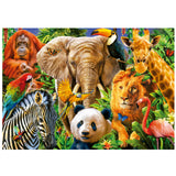 Wild Animal Collage 500 Piece Jigsaw Puzzle | Educa | 19550