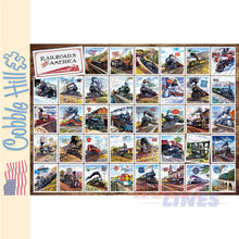 Load image into Gallery viewer, Railroads of America Cobble Hill puzzle 1000pc CH40232
