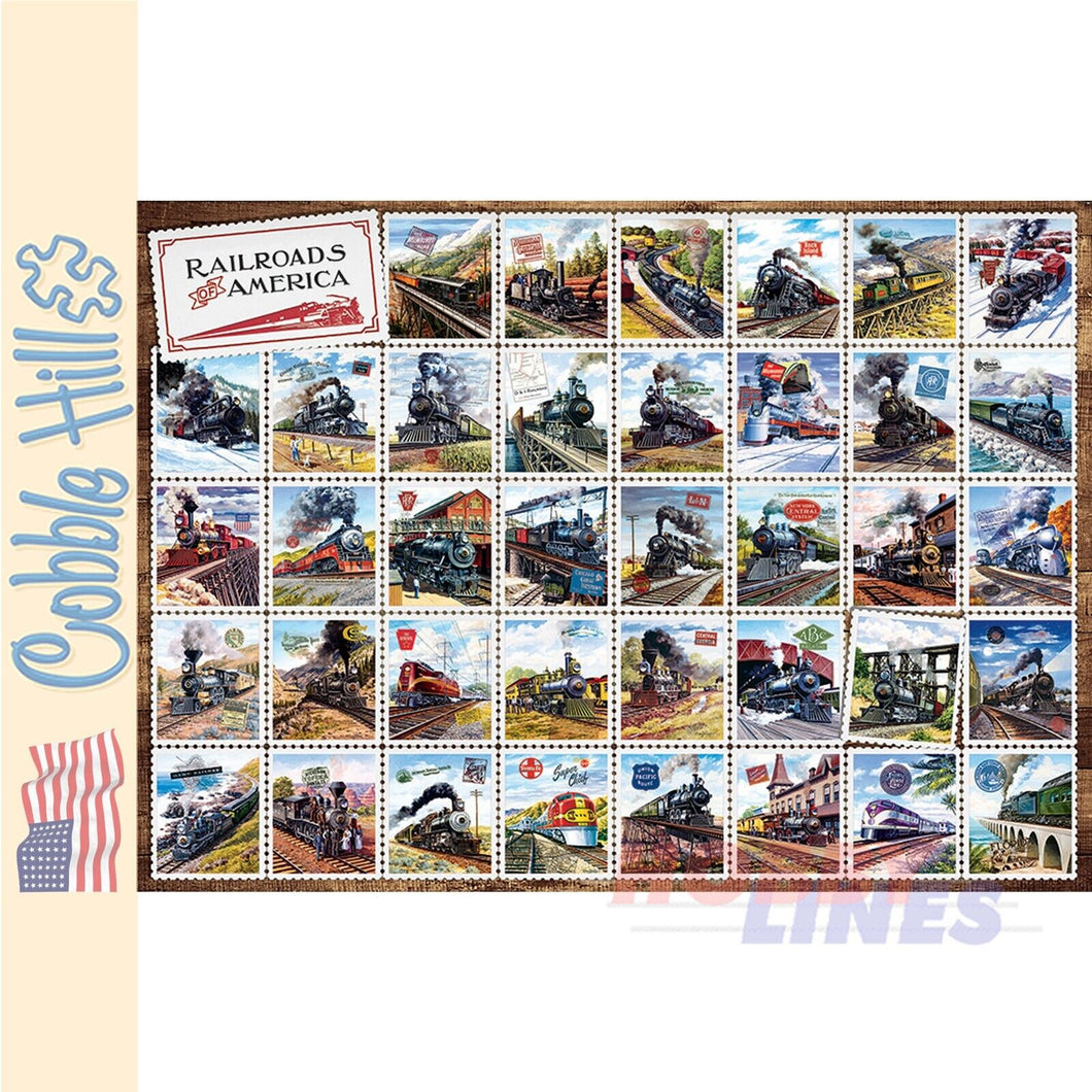 Railroads of America Cobble Hill puzzle 1000pc CH40232