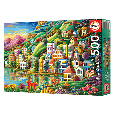 HIDDEN HARBOUR 500pc EDUCA Super Deluxe Jigsaw Puzzle 19552
