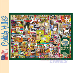 Dogtown COBBLE HILL Dogs collage 1000pc jigsaw puzzle 40045