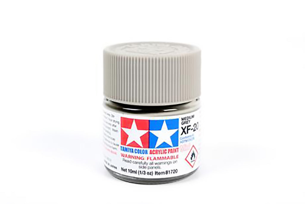 Tamiya Acrylic Mini Paint Xf-20 Medium Grey