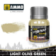 DIO Drybrush Paint - Light Olive Green 40ml | Ammo by Mig Jimenez | MIG0608