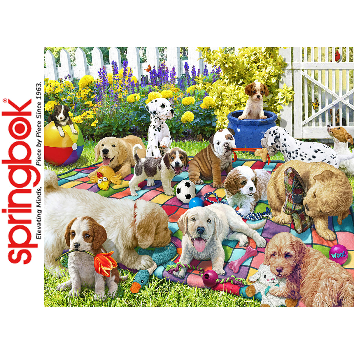 *DAMAGED* Playful Pups on Parade - 1000pc Puzzle | Springbok | 11219