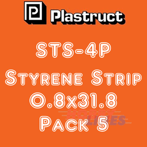 STYRENE STRIP Range polystyrene ABS rectangular plastic strips STS PLASTRUCT