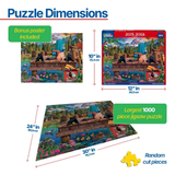 Dock Dogs - 1000pc Puzzle | White Mountain | 2045pz