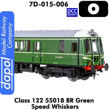 Class 122 55018 BR - Green Speed Whiskers | Dapol | 7D-015-006 